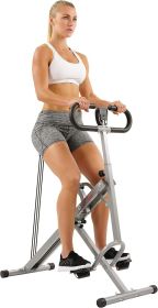 Squat Assist Trainer, Foldable & Easy Setup Exercise Equipment w/Adjustable Resistance, Home Gym Training Machine for Arm, Glute & Leg Workout