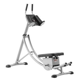 AB Workout Machine, Ab Workout Equipment at Home Gym, Core & Abdominal Trainers for Women, 440 lbs Weight Capacity Strength Training Ab Cruncher (Number of Rails: Double Slide Rail, Number of Sliders: Single Slider)